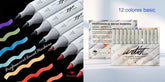 Rotuladores Professional Brush Marker Basic Colors 12 Uds, | Roymart | Pack 1 Unidades